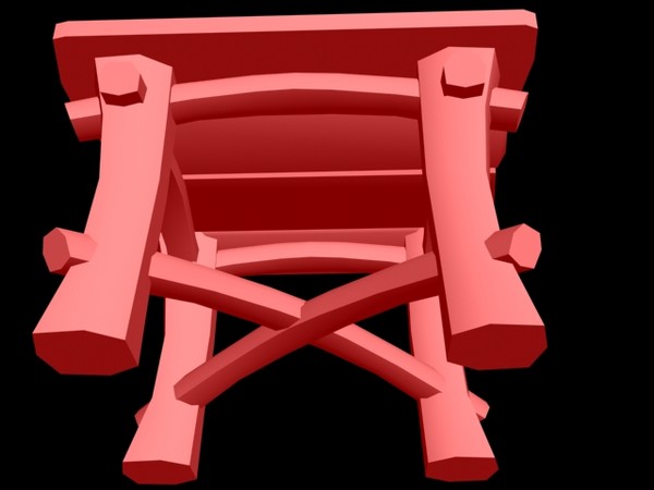 3dsmax table squarish - Wooden Table Squarish by CGHeight